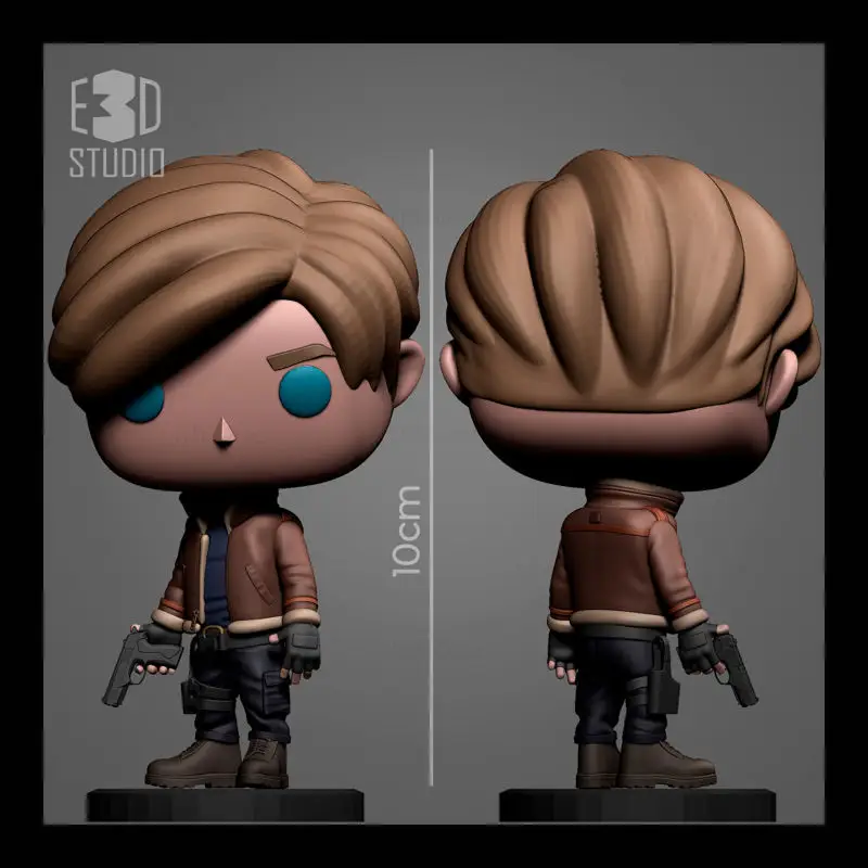 LEON - RESIDENT EVIL 4  Figurines 3D Printing Model STL