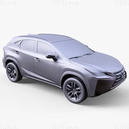 Lexus NX Hibrit Araba 3D Modeli
