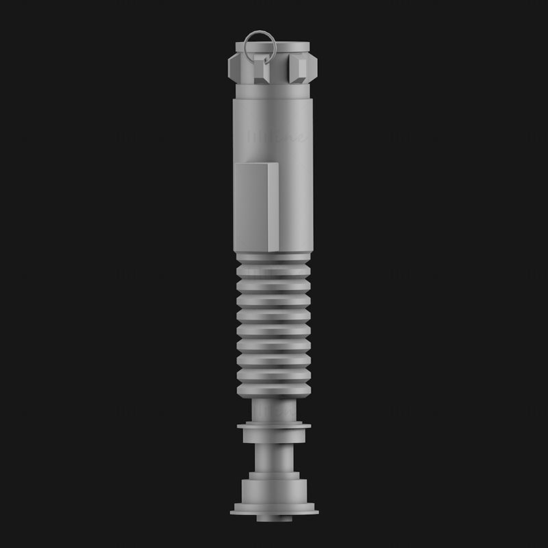 Světelný meč Luke 3D tiskový model STL