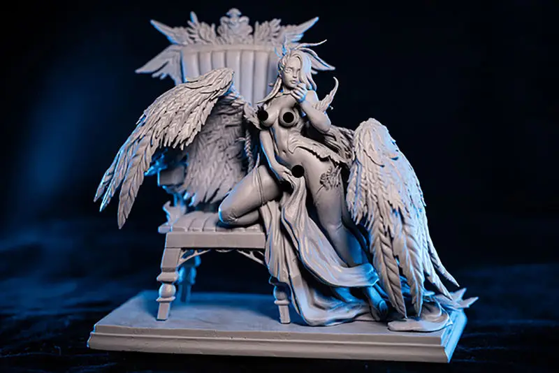 Archivo STL del modelo de impresión 3D de Lilim, el ángel caído