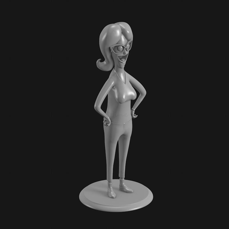 リンダ・ベルチャーの3Dプリントモデル
