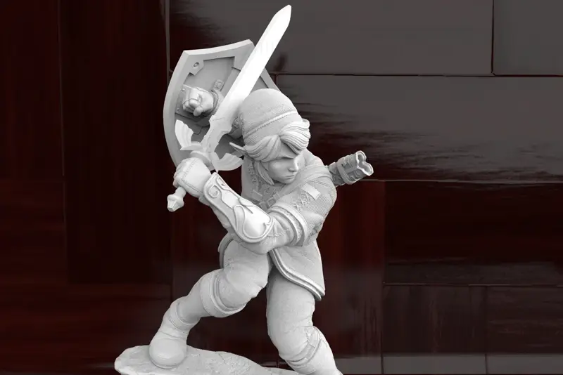 Legătură fișiere STL model imprimat 3D „The Legend of Zelda”