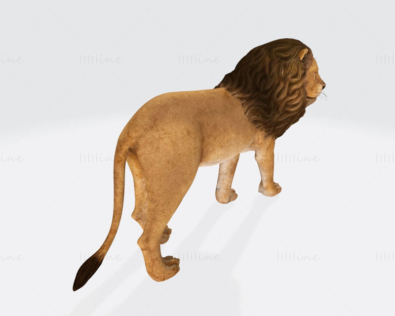 Löwe 3D-Druckmodell