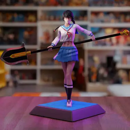 Lisa Yadomaru - Bleach 3D tiskový model STL