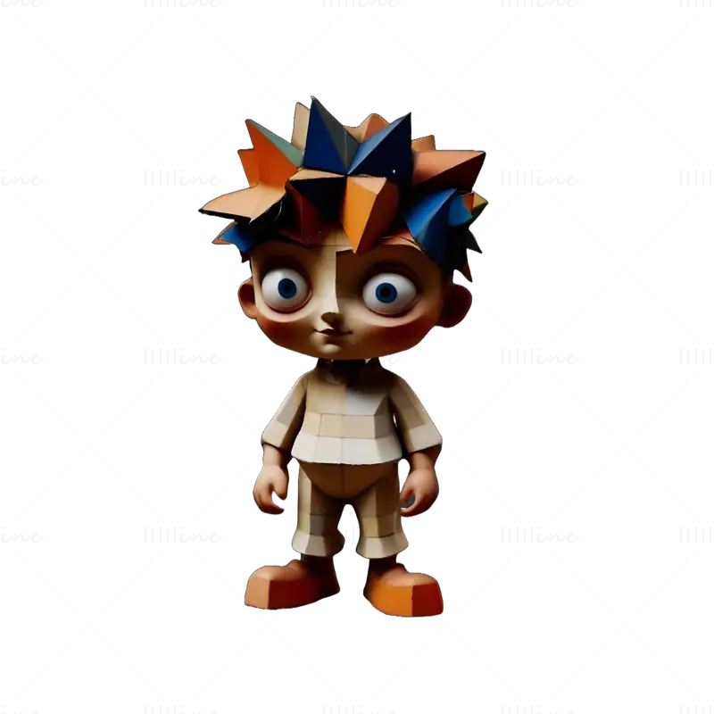 Colecția de modele de imprimare 3D Little Adventurers - Personaje pentru copii stilizate