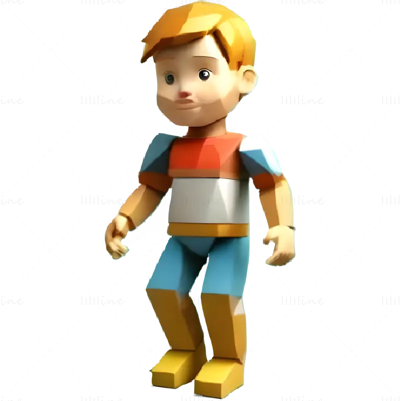 Little Adventurers 3D-printmodelcollectie - gestileerde kinderpersonages