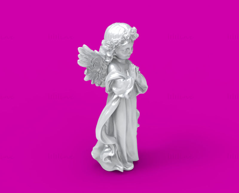 Kleine engel 3D-afdrukmodel