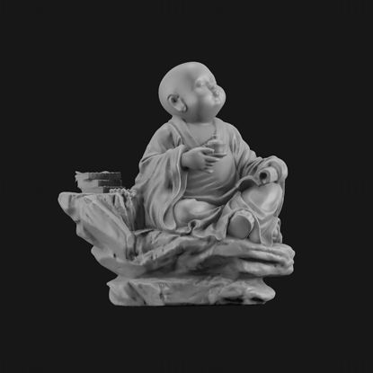 Modelo de impressão 3D do Pequeno Buda