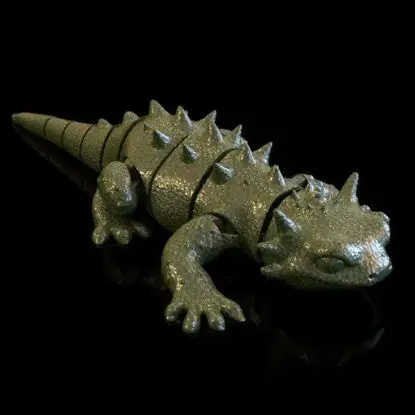 Modelo de impressão 3D articulado Lagarto FLEXI arquivo STL