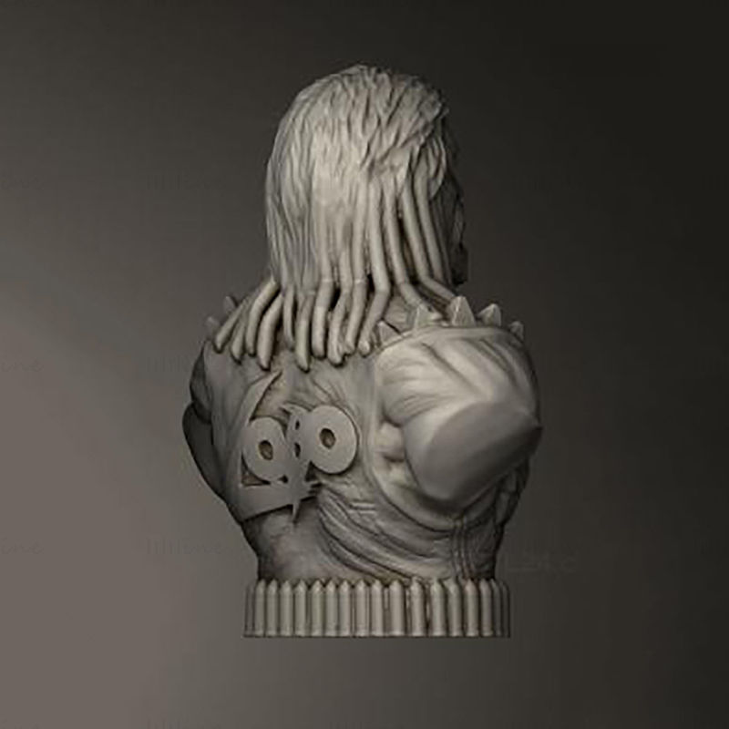 Lobo Bust 3D Printing Model STL