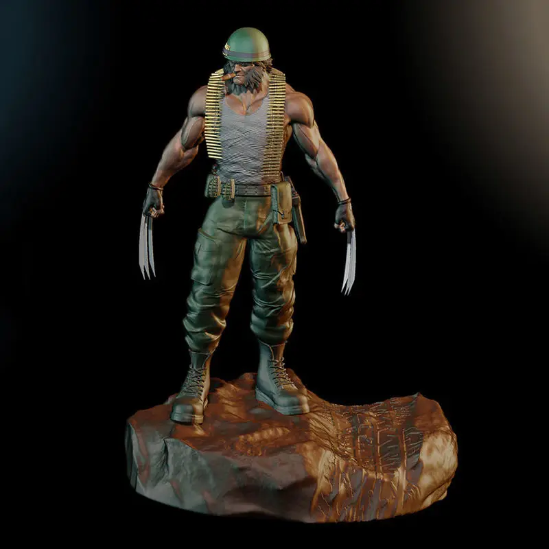 Logan soldaat 3D-printmodel STL
