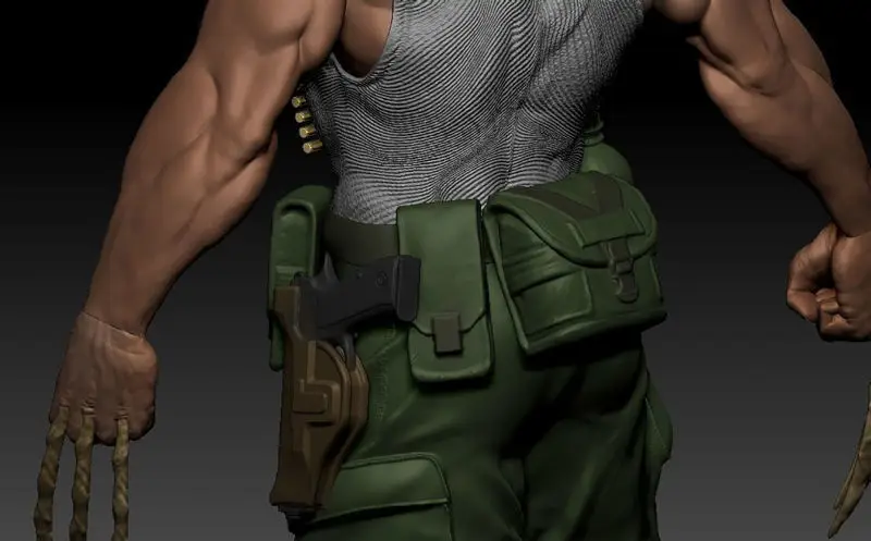 Logan Soldier 3D Printing Model STL