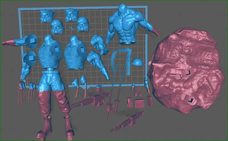 Logan Soldier 3D nyomtatási modell STL