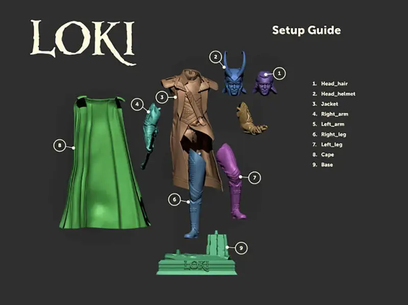 Loki 3D Printing Model STL
