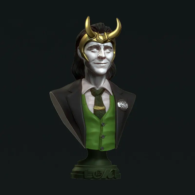 Loki Bust 3D Printing Model STL