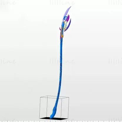 Loki Chitauri Scepter Staff Weapon Stick 3D nyomtatási modell STL