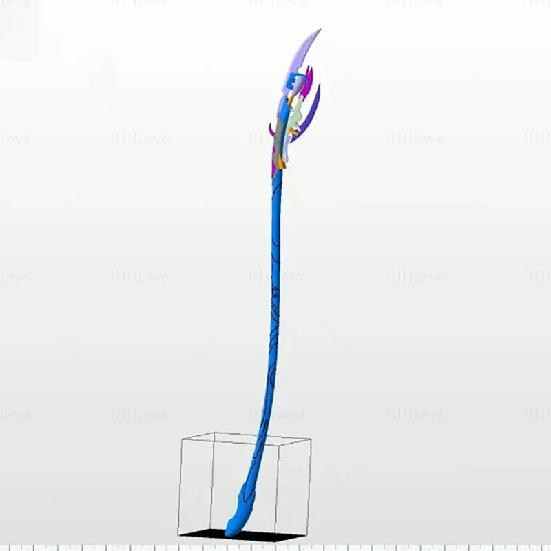 Loki Chitauri Scepter Staff Weapon Stick 3D Printing Model STL