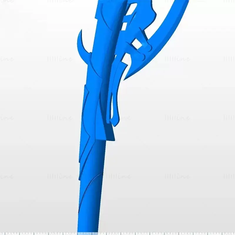 عصا سلاح لوكي شيتوري صولجان عصا طباعة ثلاثية الأبعاد موديل STL