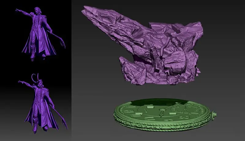 Loki Statues 3D Printing Model STL