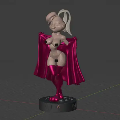 Lola Bunny NSFW Figurky 3D tiskový model STL