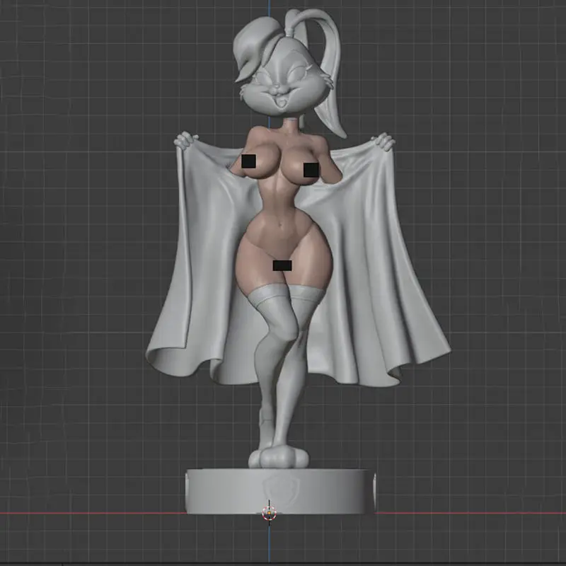 Lola Bunny NSFW Figure modello di stampa 3D STL