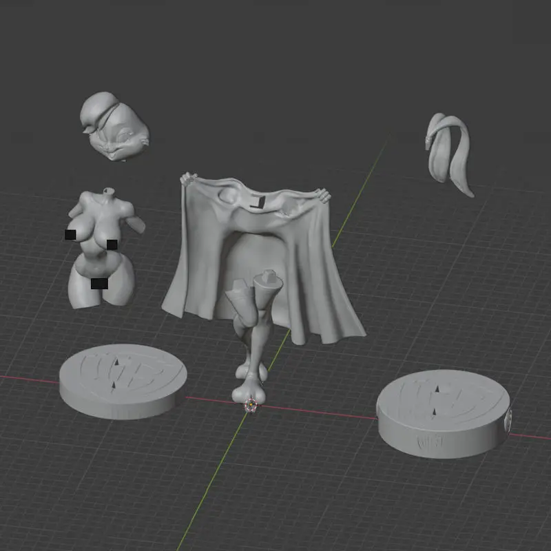 Lola Bunny NSFW Figures 3D Printing Model STL