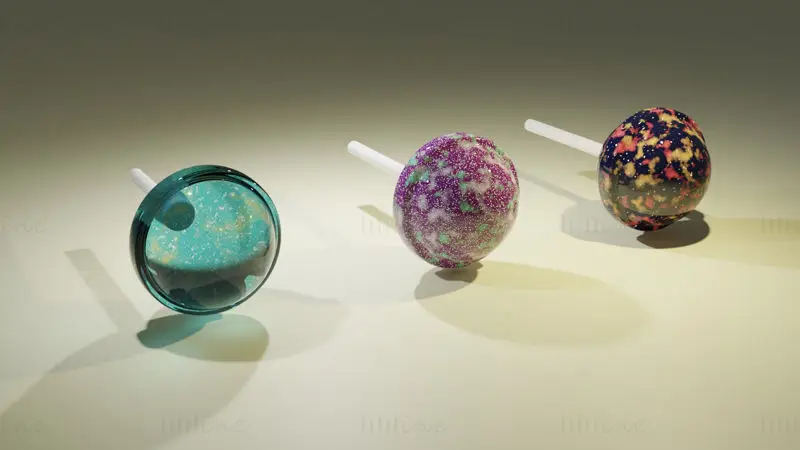 Lollipop 3D Model