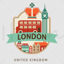 London City iconic elements vector eps png