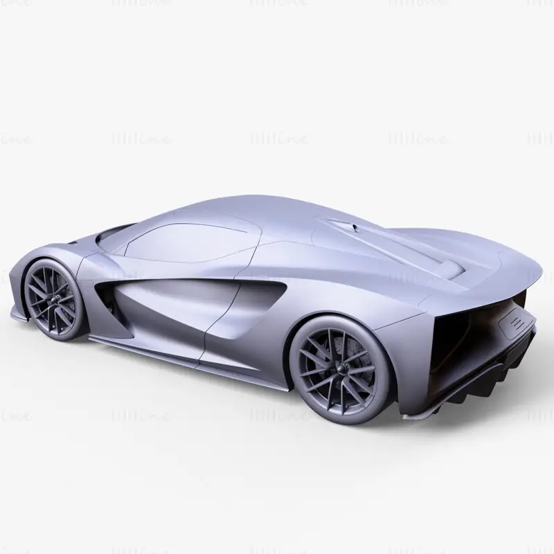 Lotus Evija 2020 Araba 3D Modeli