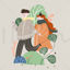 Lovers illustration eps