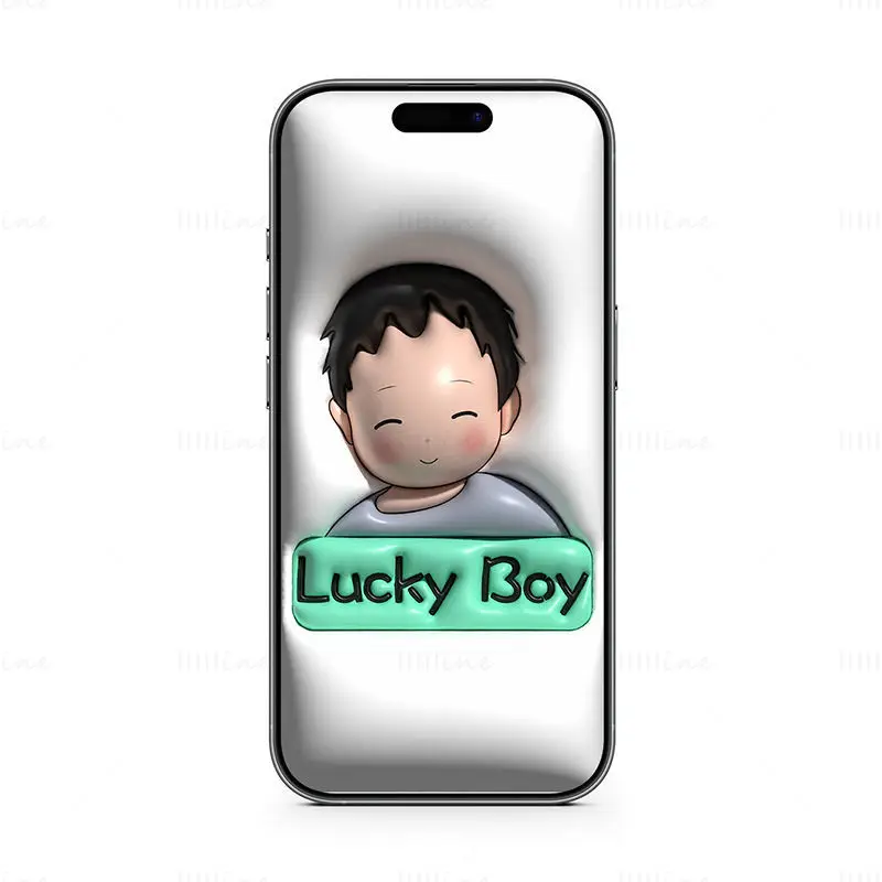 Fondo de pantalla para celular de Lucky Boy