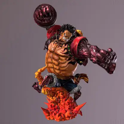 Luffy Gear 4 King Kong Gun 3D-printmodel STL