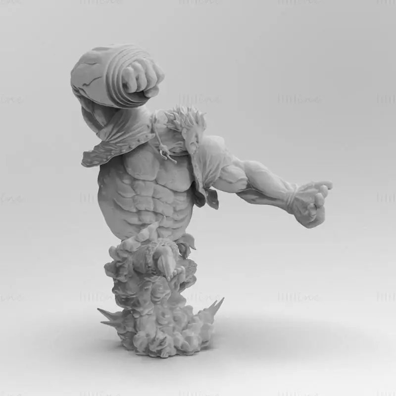 Luffy Gear 4 King Kong Gun 3D tiskový model STL