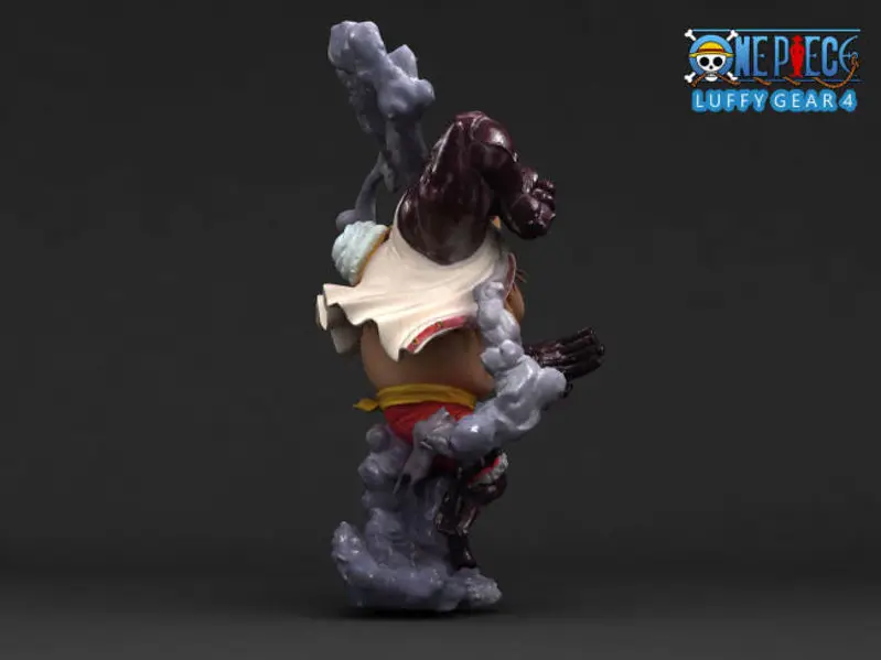 Luffy Gear 4 - 3D-printmodel uit één stuk