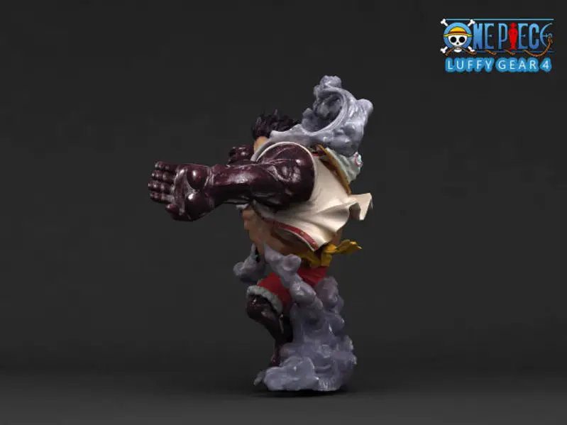 Luffy Gear 4 - 3D-printmodel uit één stuk