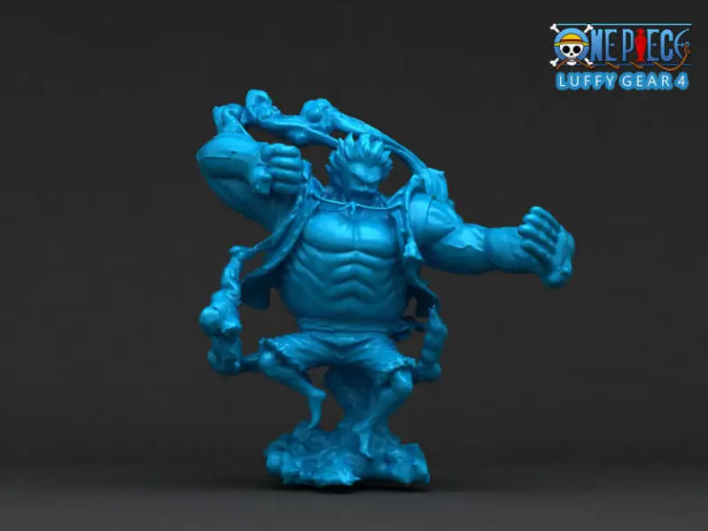 Luffy Gear 4 - 3D-printmodel uit één stuk