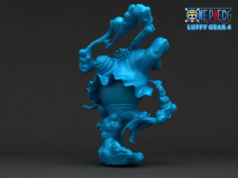 Luffy Gear 4 - Tek Parça 3D Baskı Modeli