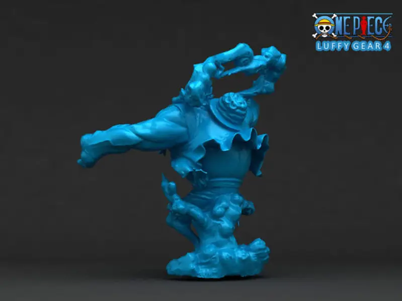 Luffy Gear 4 - 3D-printmodel uit één stuk