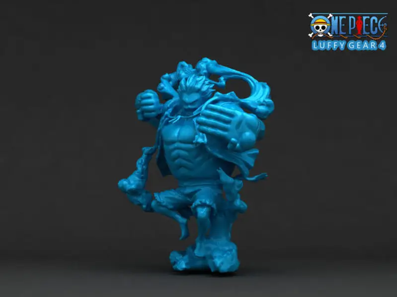 Luffy Gear 4 - 3D-printmodel uit één stuk