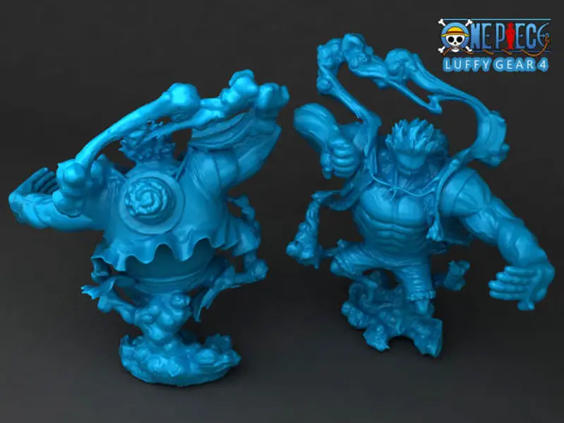 Luffy Gear 4 - 3D-printmodel uit één stuk