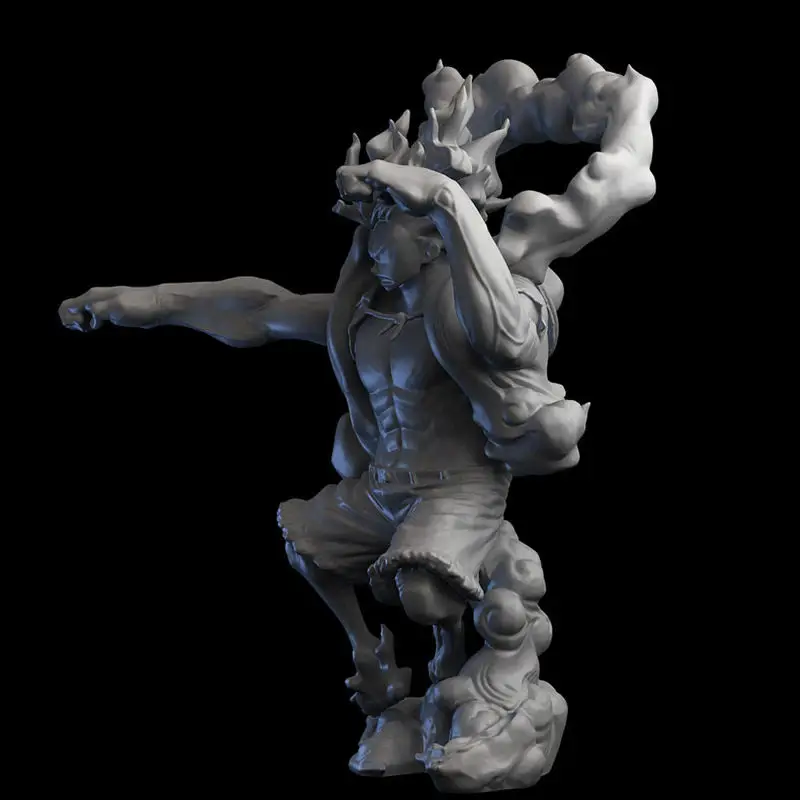 Luffy Gear 4 Snakeman 3D-printmodel STL