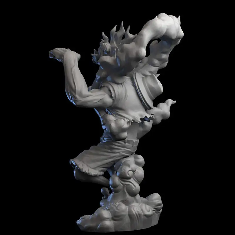 Luffy Gear 4 Yılan Adam 3D Baskı Modeli STL