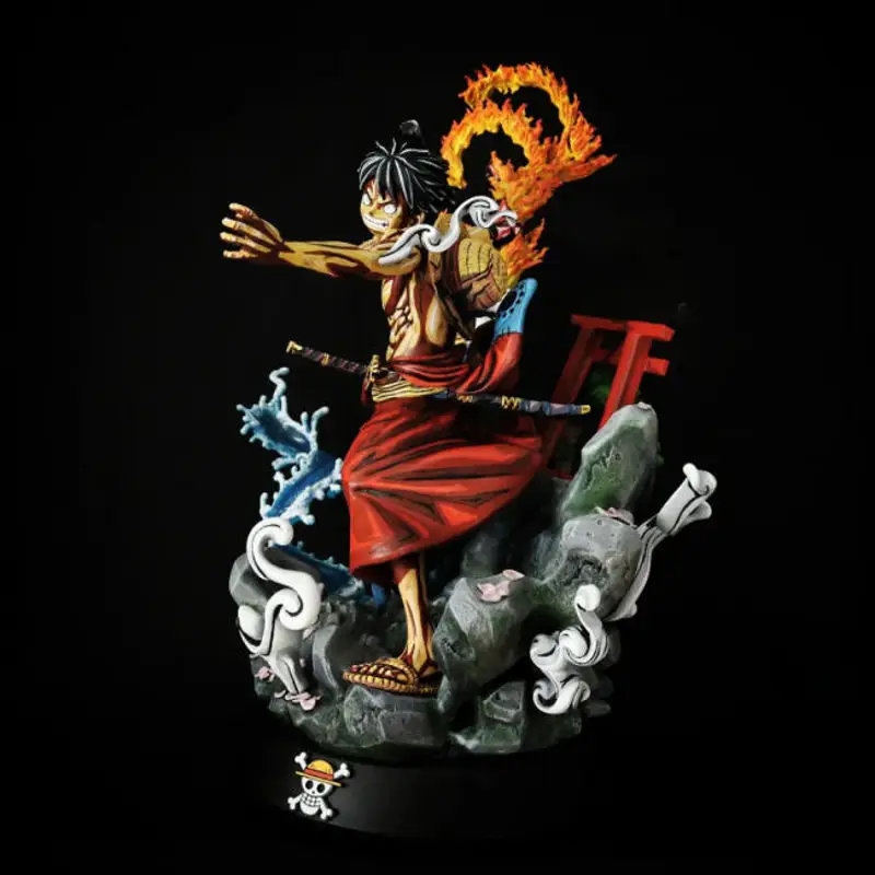 Luffy Red Hawk - Eén stuk 3D-printmodel STL