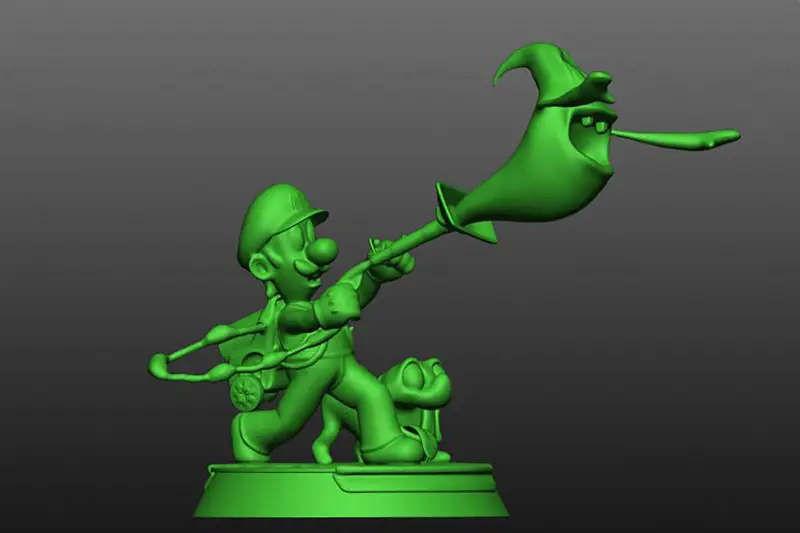 Fichiers STL du modèle d'impression 3D de Luigi's Mansion