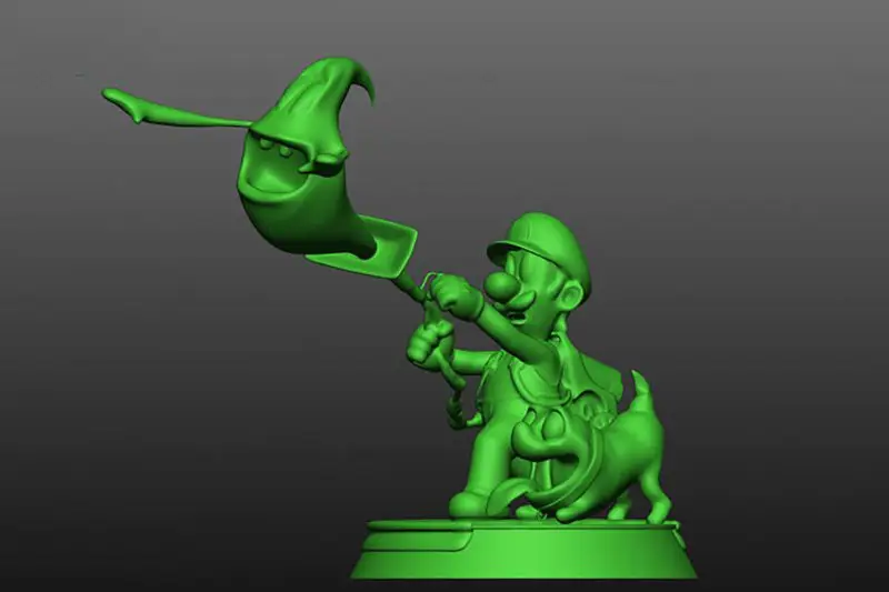 Fichiers STL du modèle d'impression 3D de Luigi's Mansion