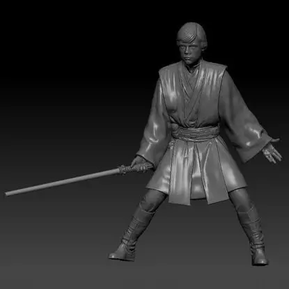 Luke Skywalker 3D Print Model STL