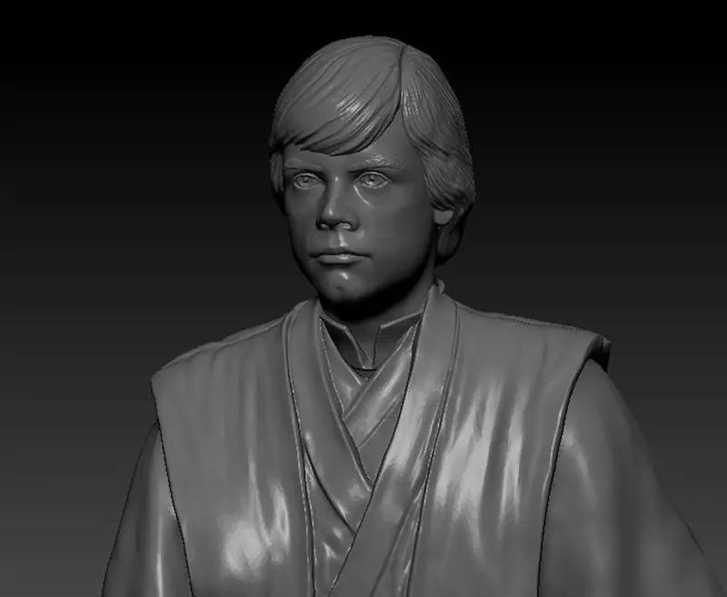 Luke Skywalker 3D Print Model STL