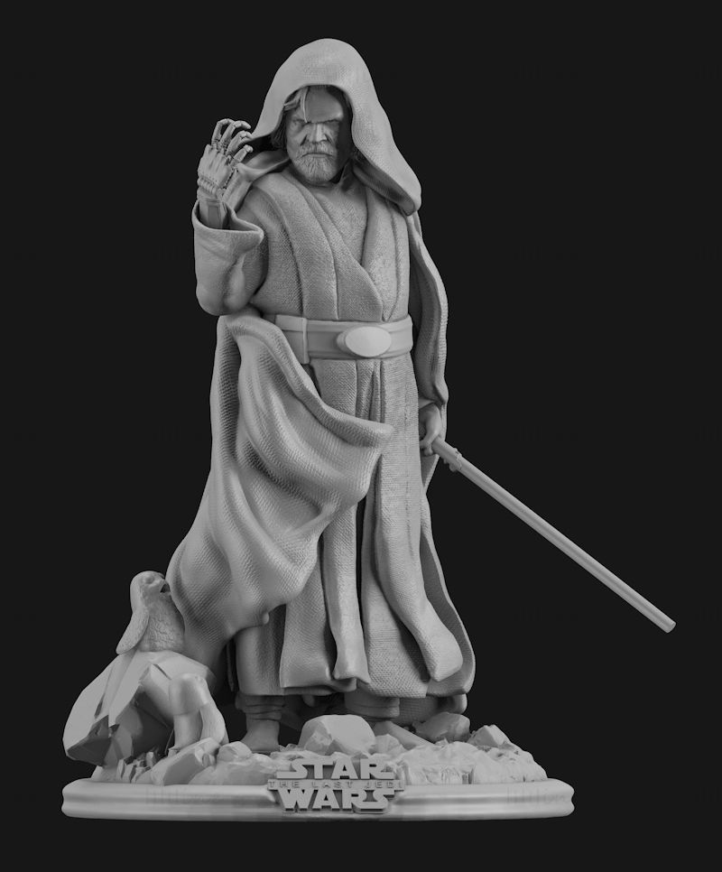 Modelo de impressão 3D Luke Skywalker STL