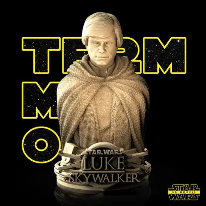 Luke Skywalker Bust - Star Wars 3D Print Model STL