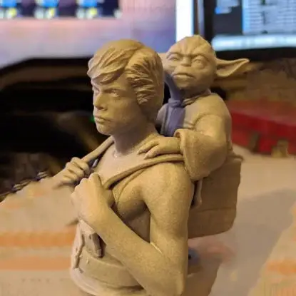 Luke Yoda Bust 3D Print Model STL